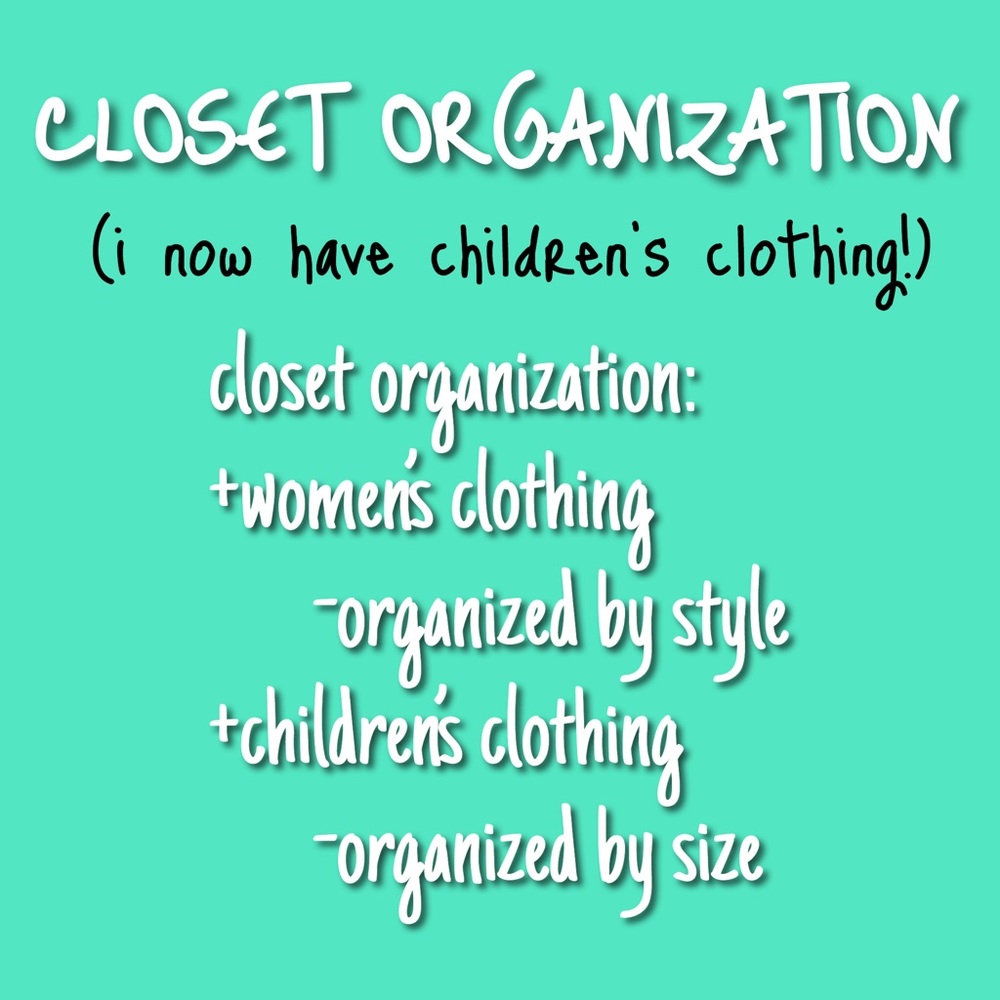 🥳closet expansion
